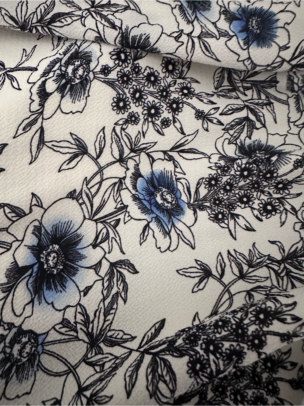 Talbots Floral Ruffle-Smock Mini Dress - Picture 2 of 3